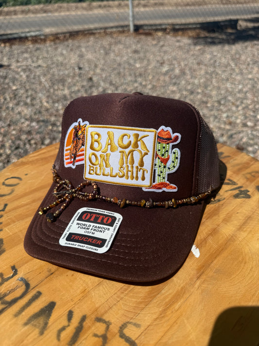 Back on my bullshit Trucker hat