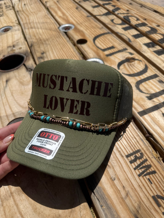 Mustache Lover trucker hat
