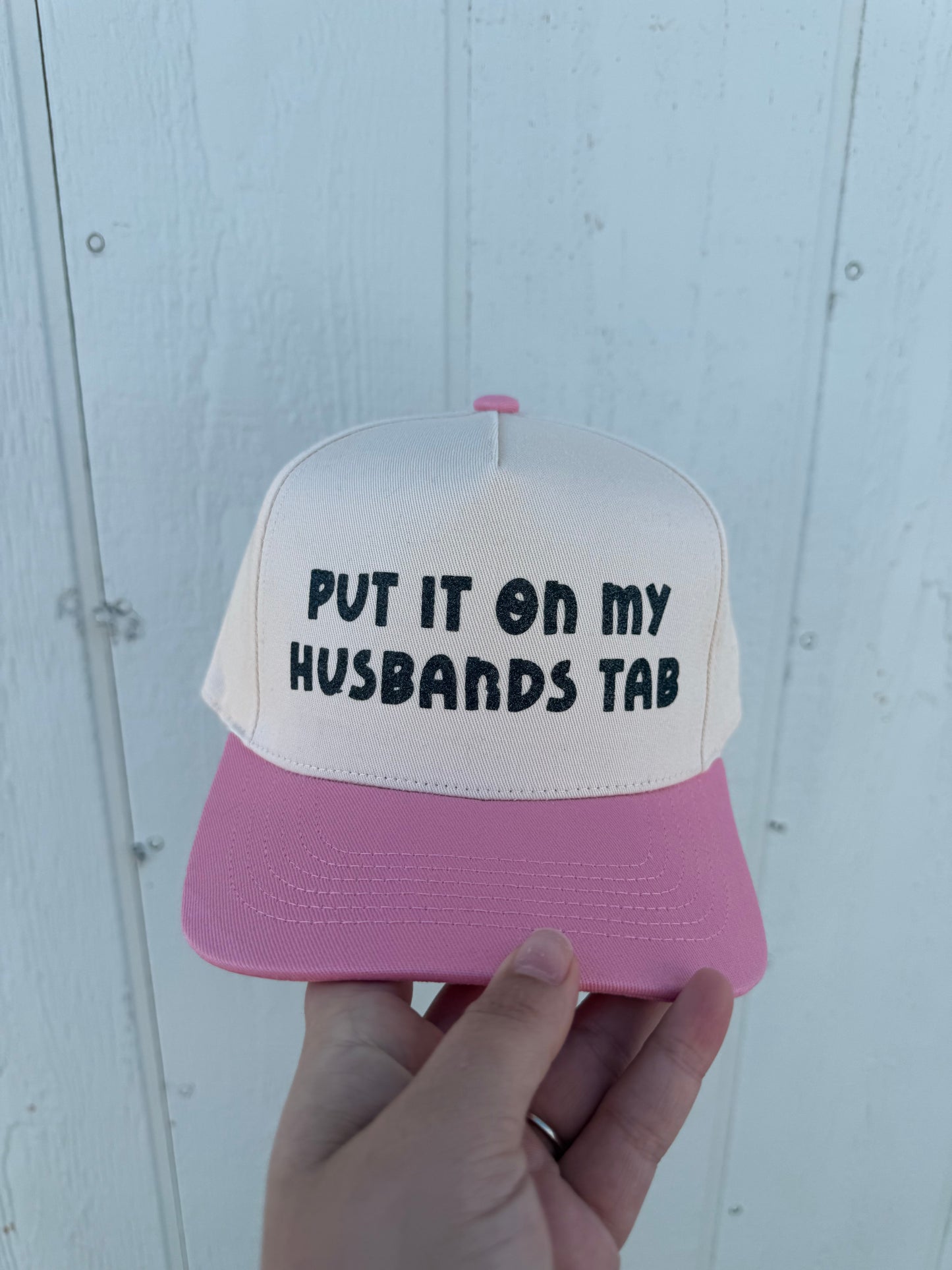 Put it on my Husbands Tab