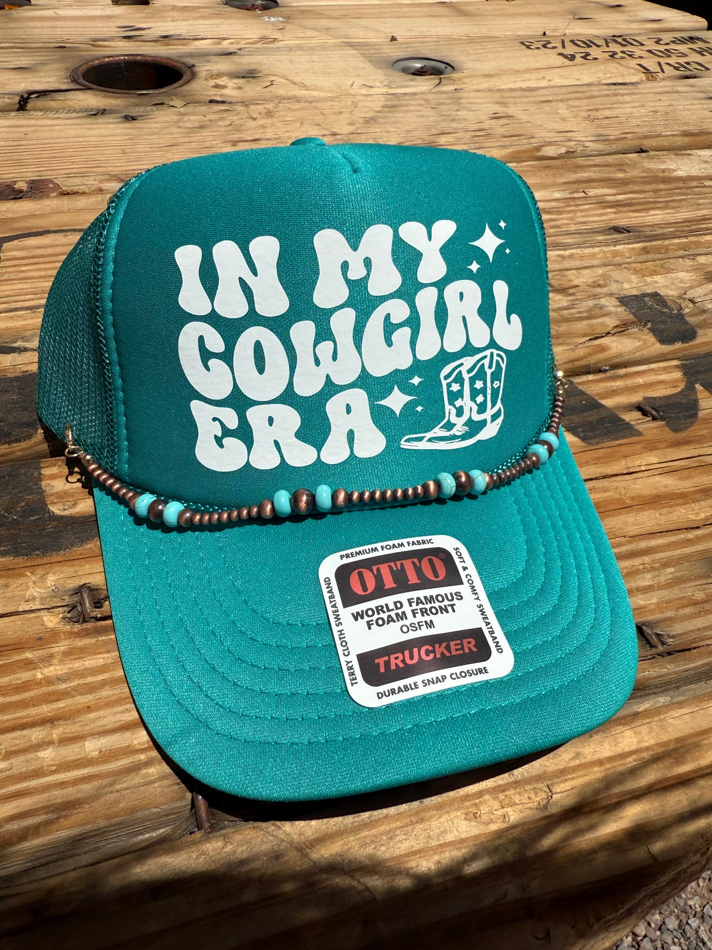 Cowgirl era trucker hat