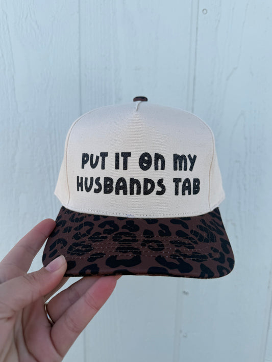 Put it on my Husbands Tab