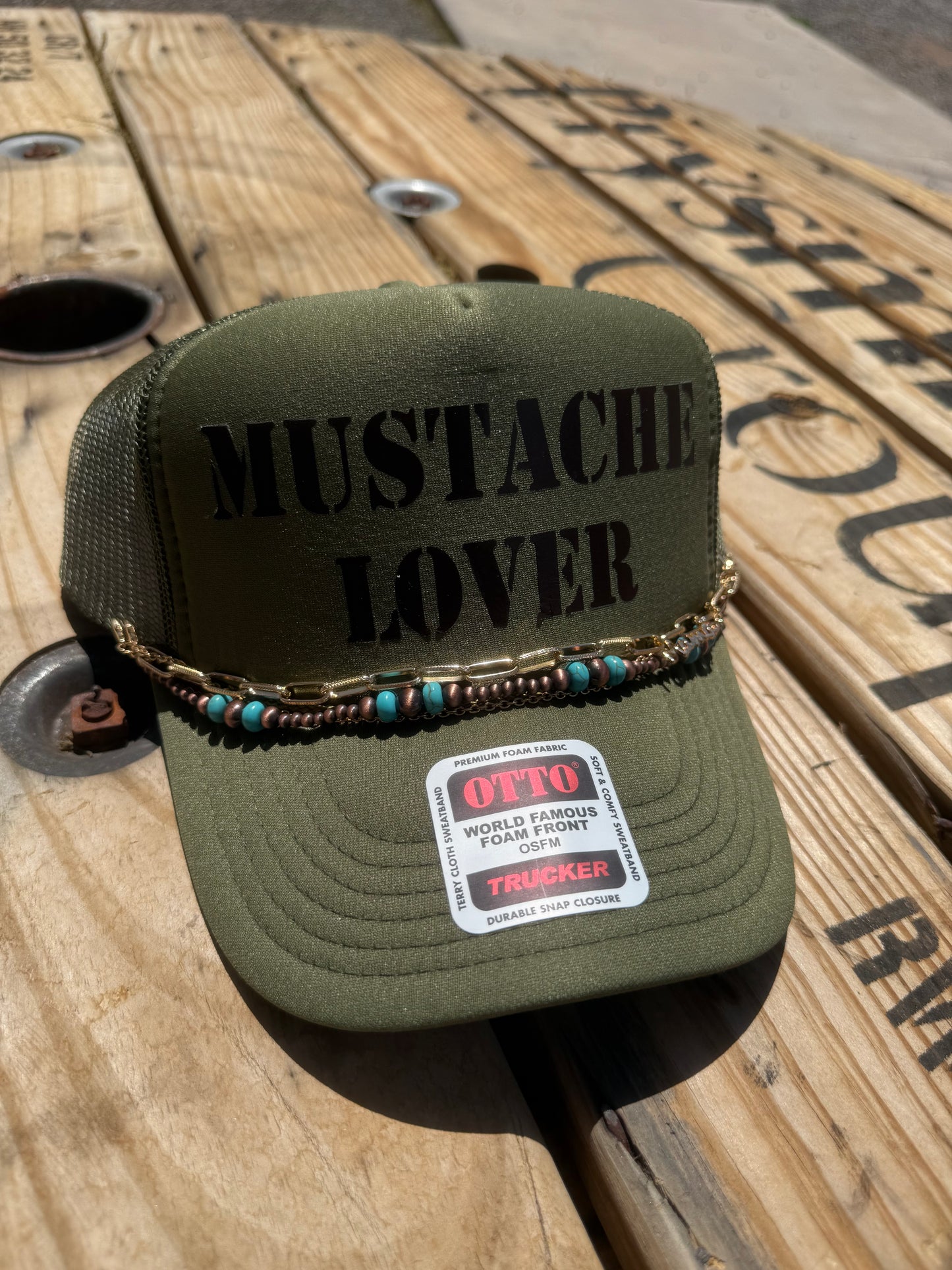 Mustache Lover trucker hat