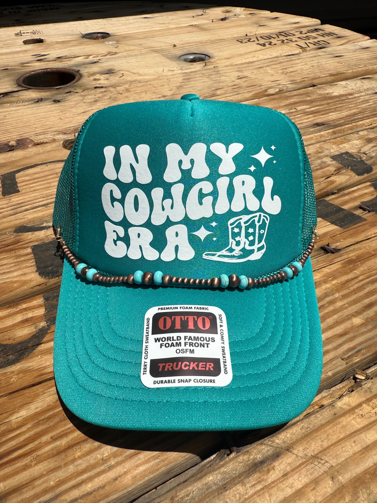 Cowgirl era trucker hat