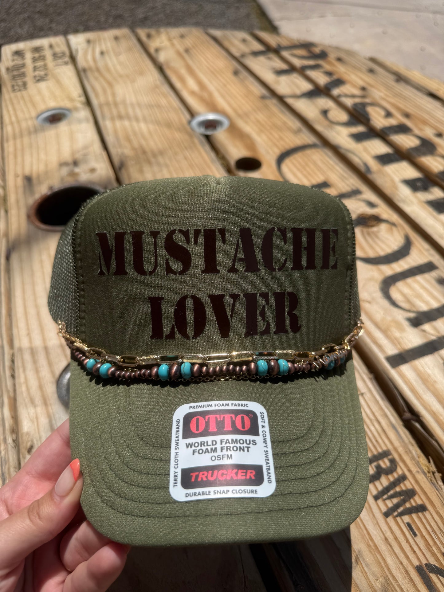 Mustache Lover trucker hat