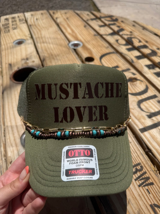 Mustache Lover trucker hat