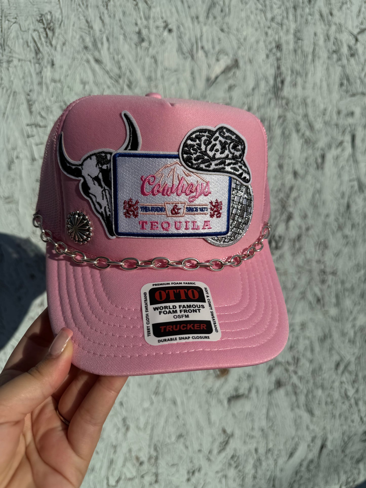 Pink Cowboys and Tequila hat