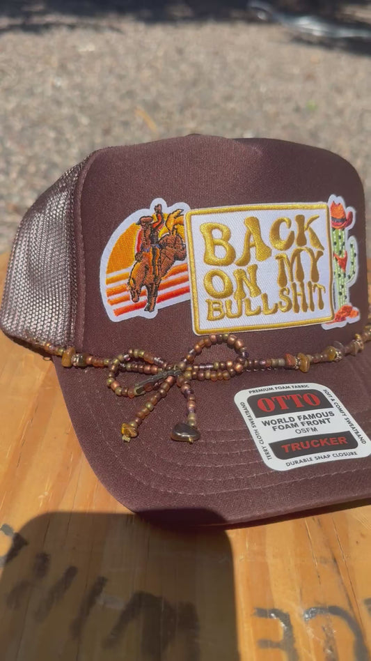 Back on my bullshit Trucker hat